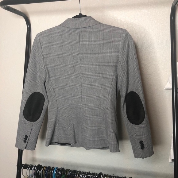 𝅺express Gray Elbow Patch Blazer - Picture 3 of 7